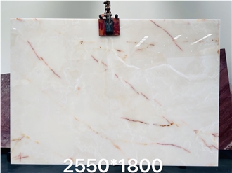 Natural White Onyx Stone Polished Slab Slabs