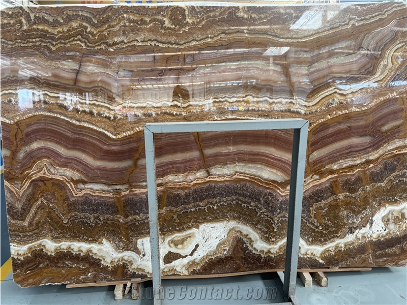 Turkish Tiger Onyx Brown Onyx Slabs