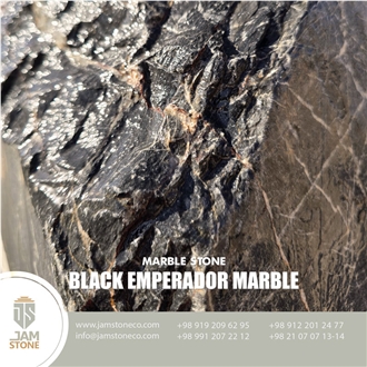 Black Emperador Marble Blocks