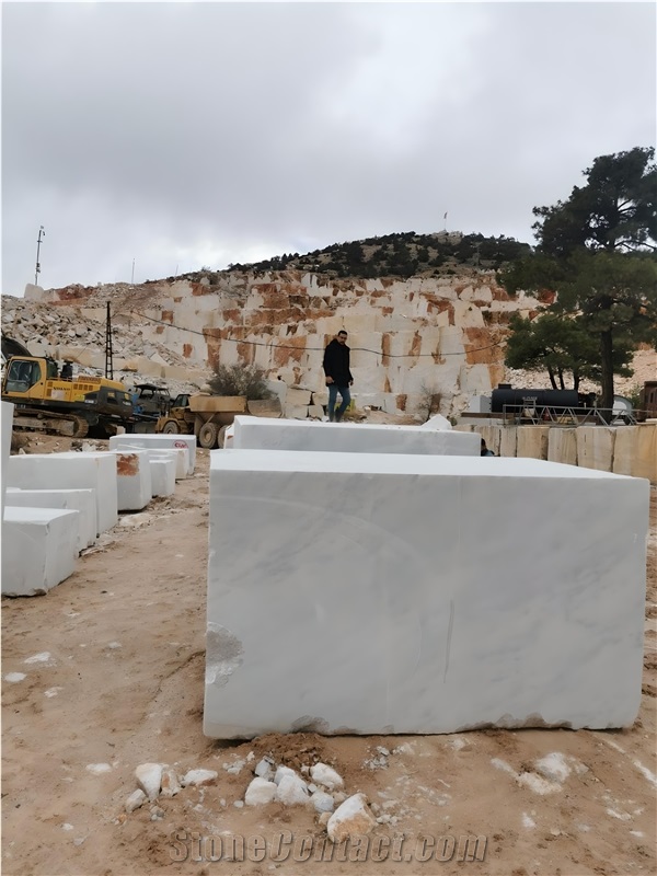 Mugla White Marble Blocks