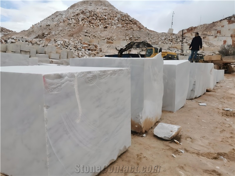 Mugla White Marble Blocks