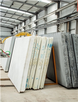 White Namibe Marble Slabs