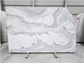 Volakas Flower Marble Slabs