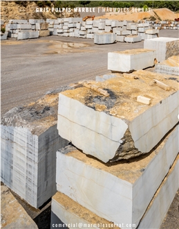 Gris Pulpis Marble Blocks