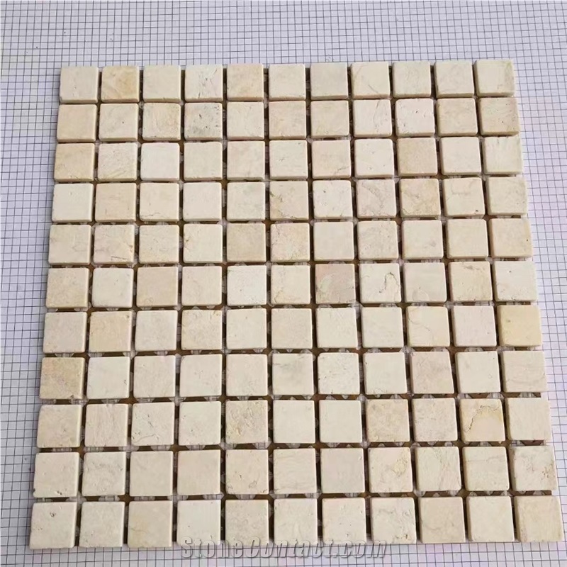 Green Emerald  Marble  Linear Strips Mosaic Curved Stone