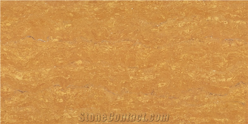 Golden Travertine Unglazed Polish Porcelain Tiles