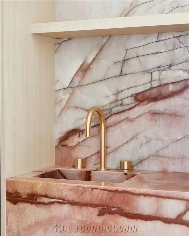 Brazil Pink Quartzite Big Slabs
