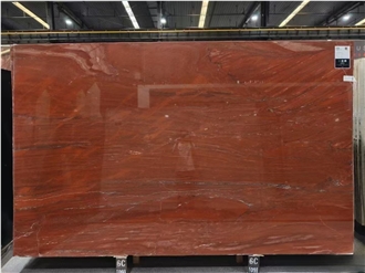 Rojo Bermellon Marble Slabs