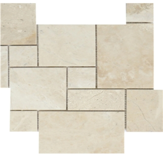 Cappucino Marble Mini Pattern Mosaic Mp-C-Op Mosaic Tiles