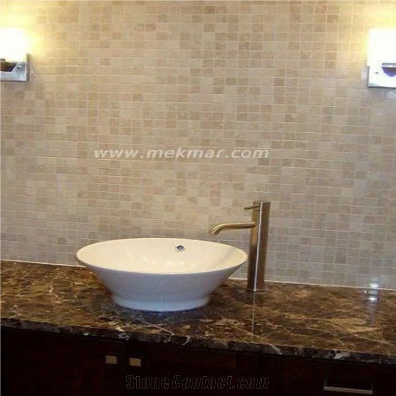 Classic Tumbled Travertine Mosaic Tt-C-44
