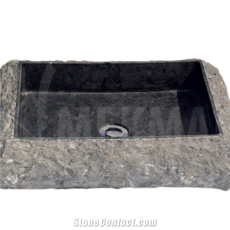 Dark Grey Marble Farmer Sink 105
