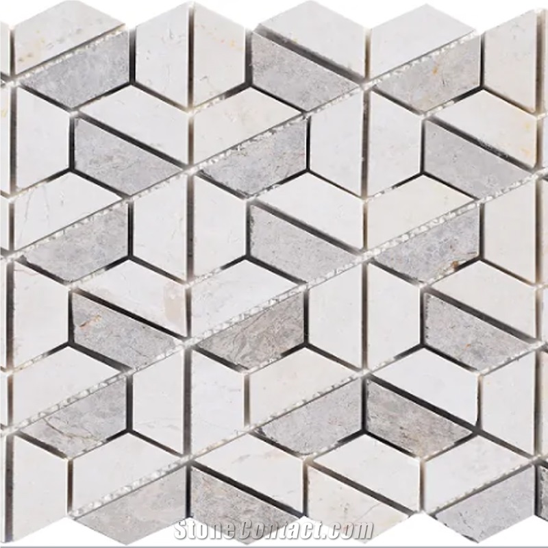 Marble & Travertine Mosaic Dp-Ws-Hhx44  Mosaic Tiles