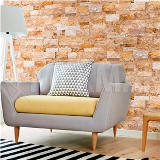 Splitface Travertine Mosaic Ts-Y-Pz15