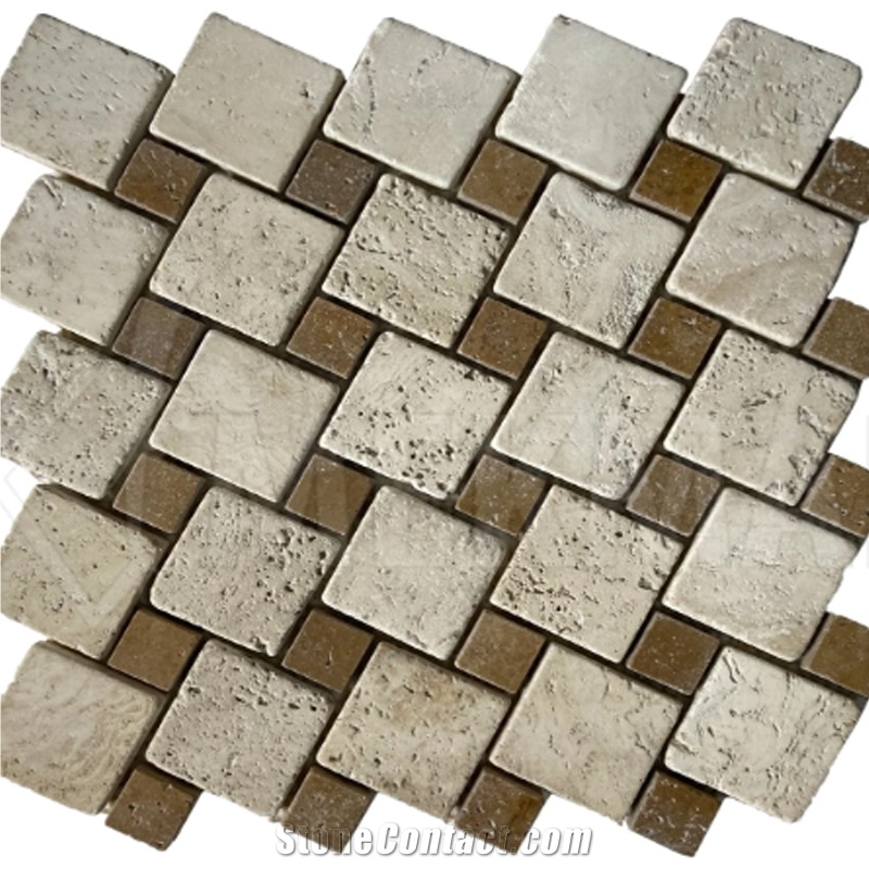Travertine Mosaic Tt-Cn-B  Mosaic Tiles
