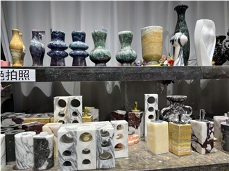 Natural Stone Home Decor Products- Vases, Candle Holders, Plates