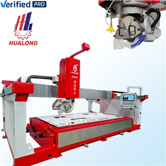 Italian CNC Cut & Jet Sawjet 5 Axis Stone Bridge Saw Machine