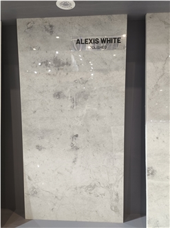 Alexis White Marble Polished And Honed Slabs
