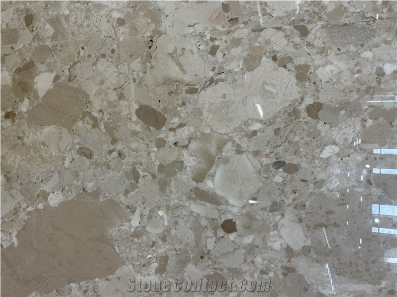 Breccia Beige Marble Slab