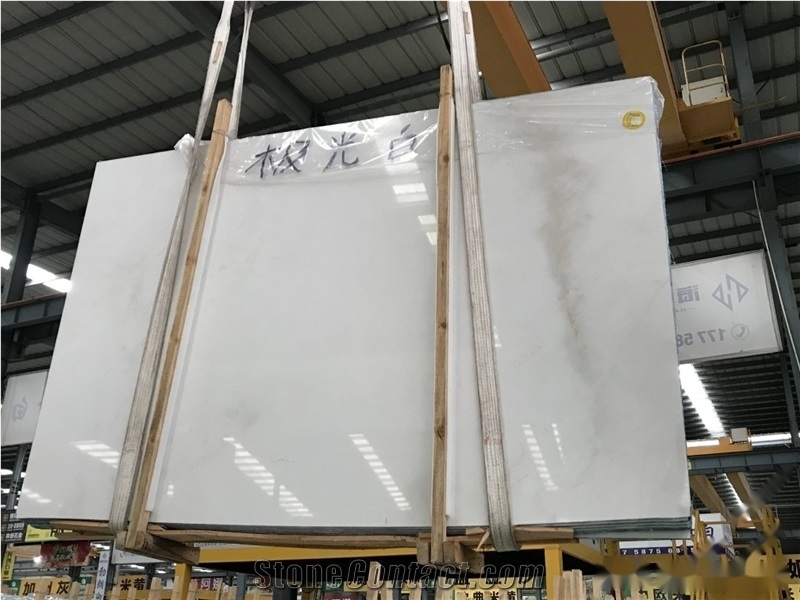 Crystal White Marble Slab