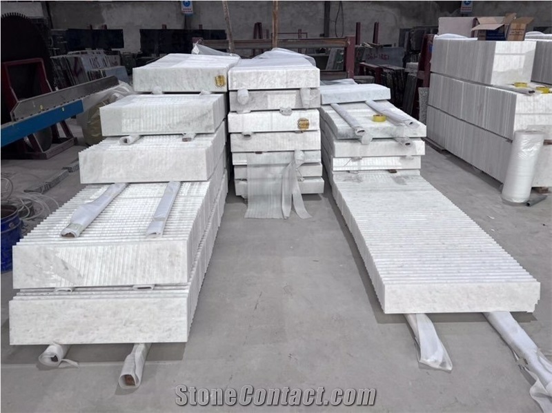 Crystal White Marble Finished Product