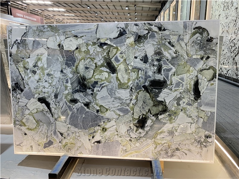 Ice Green Marble Slab