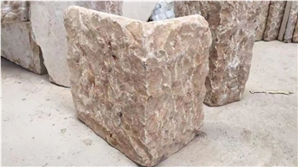 Beige Moca Creme Limestone Split Wall Stone Cladding