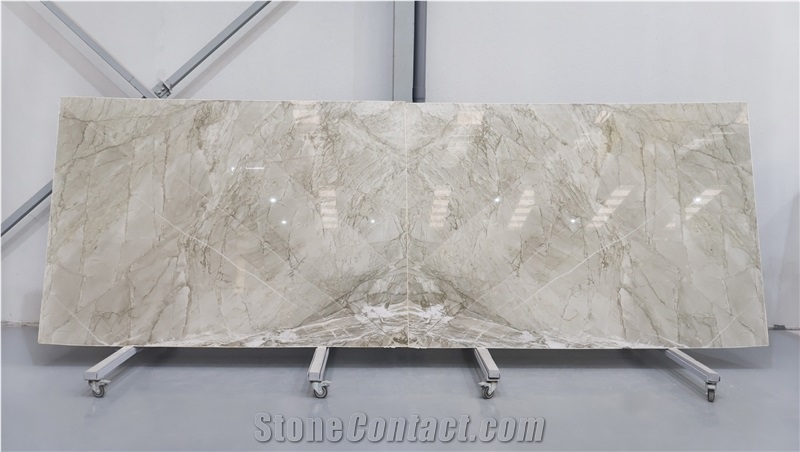 Apollo White Quartzite Slabs