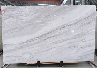 North Pearl White Montagna Bookmatch Slab Tiles