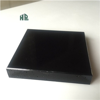 Black Nano Slabs And Tiles Nano Crystallized Glass