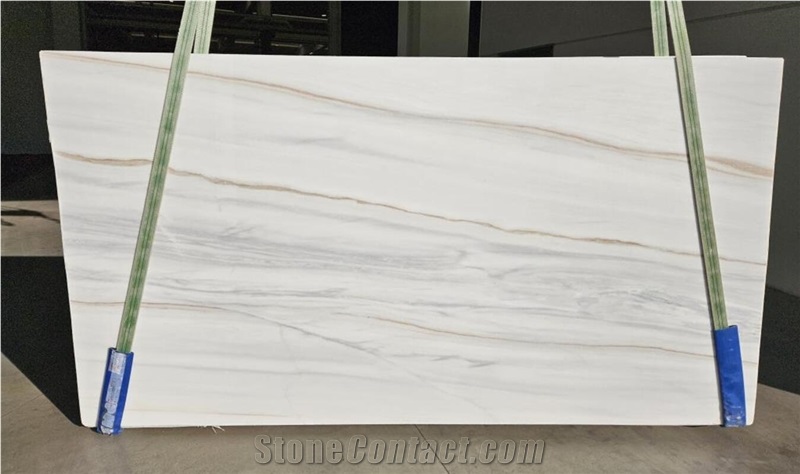 Bianco Lasa Covelano Vena Oro Marble Slabs