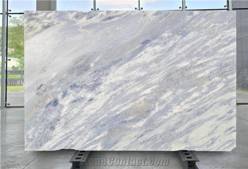 Calcite Blue Azul Marble Slabs