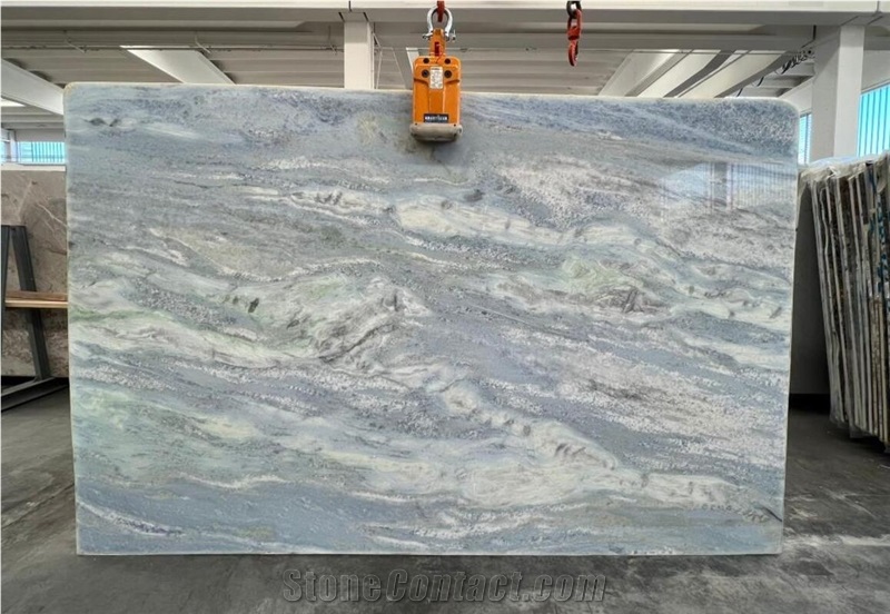 Calcite Blue Azul Marble Slabs