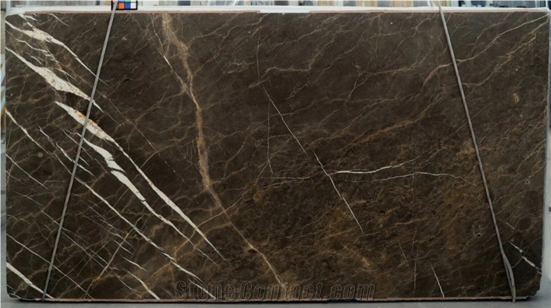 Coffee Brown Antique Oriental Marble Slabs