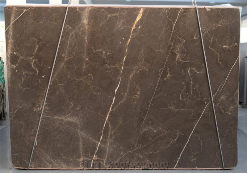Coffee Brown Antique Oriental Marble Slabs