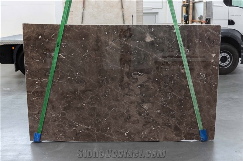 Coffee Brown Antique Oriental Marble Slabs