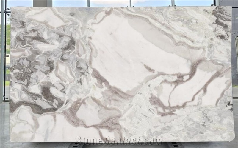 Dover White Marble- Oyster White Marble Slabs