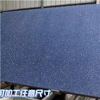 Blue Terrazzo Floor Tiles For Interior Home Bathroom