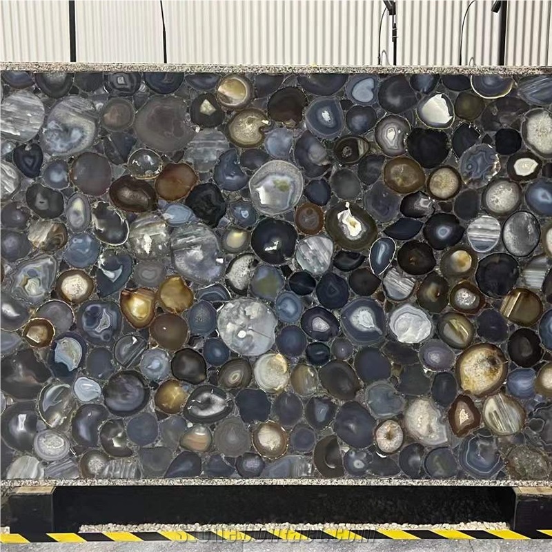 Factory Uruguayan Agate Semiprecious Stone Slabs
