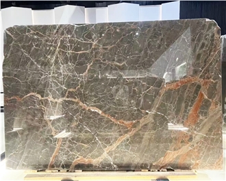 Ombra Di Caravaggio Marble Slabs Bathroom Floor