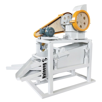 Protable Small  Rock Crusher And Screening Machine