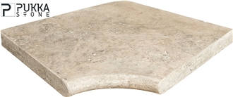 Inside Corner Coping Bullnose Travertine Tiles