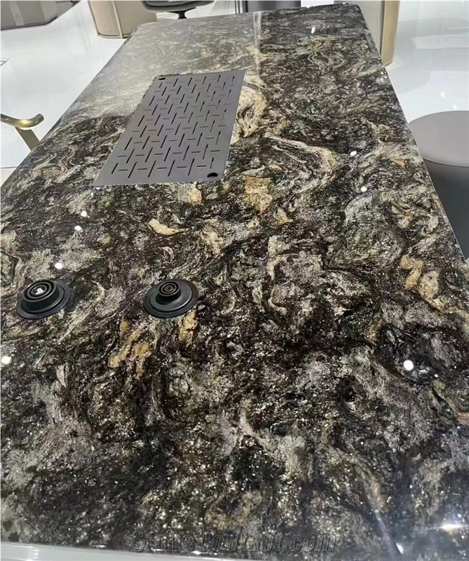 Cianitus Granite Metallicus  Polished Slabs For Interior Use