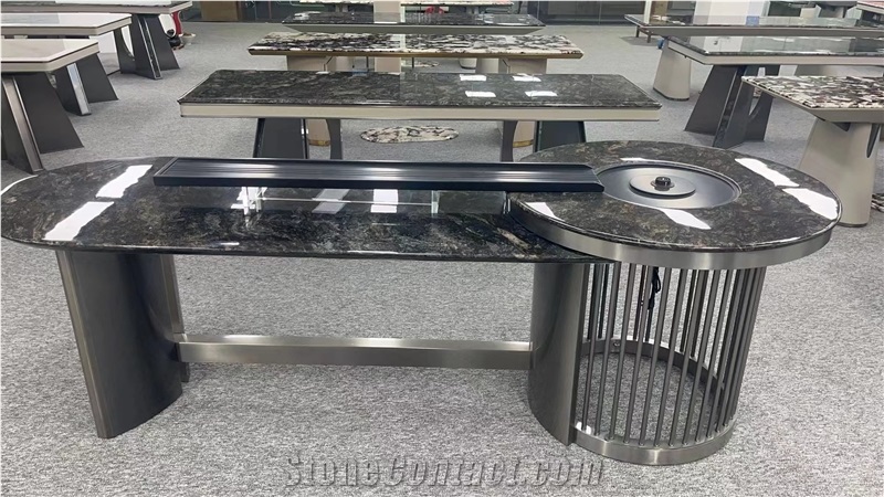 Cianitus Granite Metallicus  Polished Slabs For Interior Use