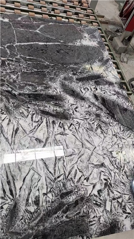 Ice Grey Marble Slabs For Building Decoration