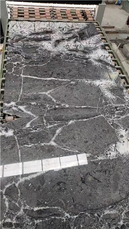 Ice Grey Marble Slabs For Building Decoration