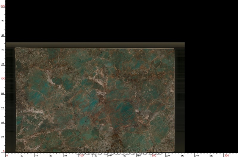Luxury Stone Amazonite Green Granite Tiles