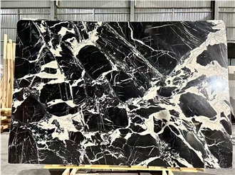 Napoleon Black Marble France Black Bulgari Black Slab Tiles