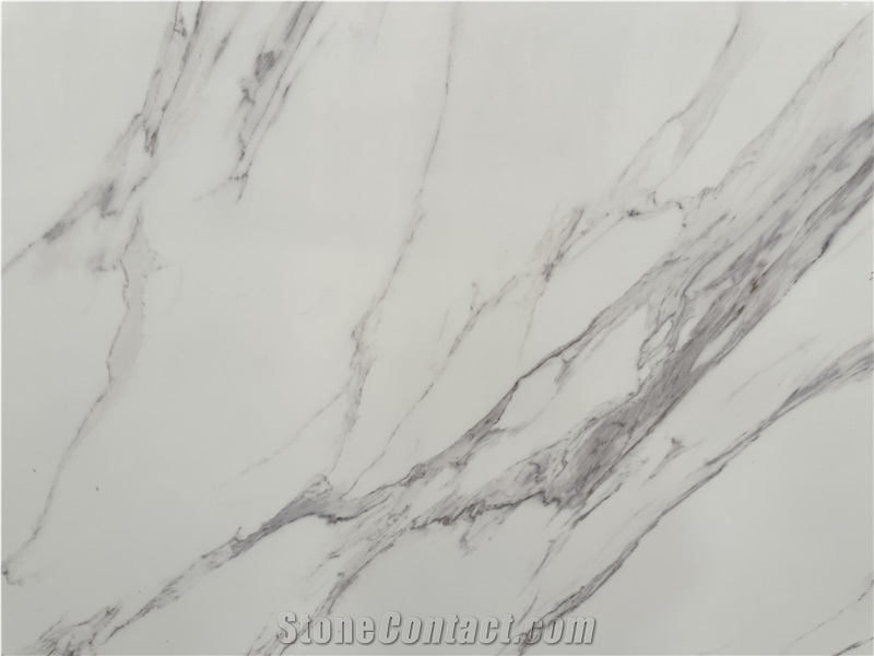 Ariston White Nano Crystallized Glass Slabs