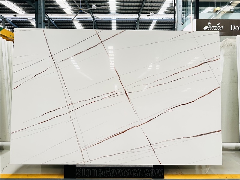 Lauren White Nano Crystallized Glass Stone Slabs