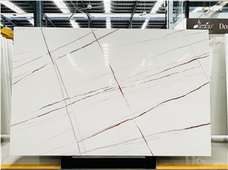 Lauren White Nano Crystallized Glass Stone Slabs
